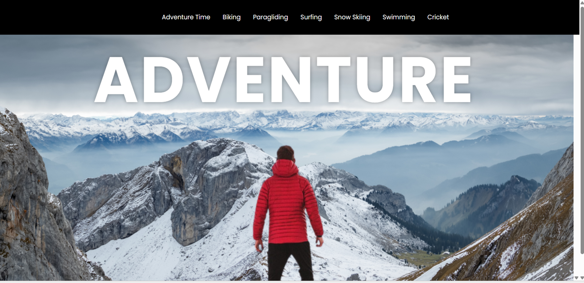 Adventure Parallax Project