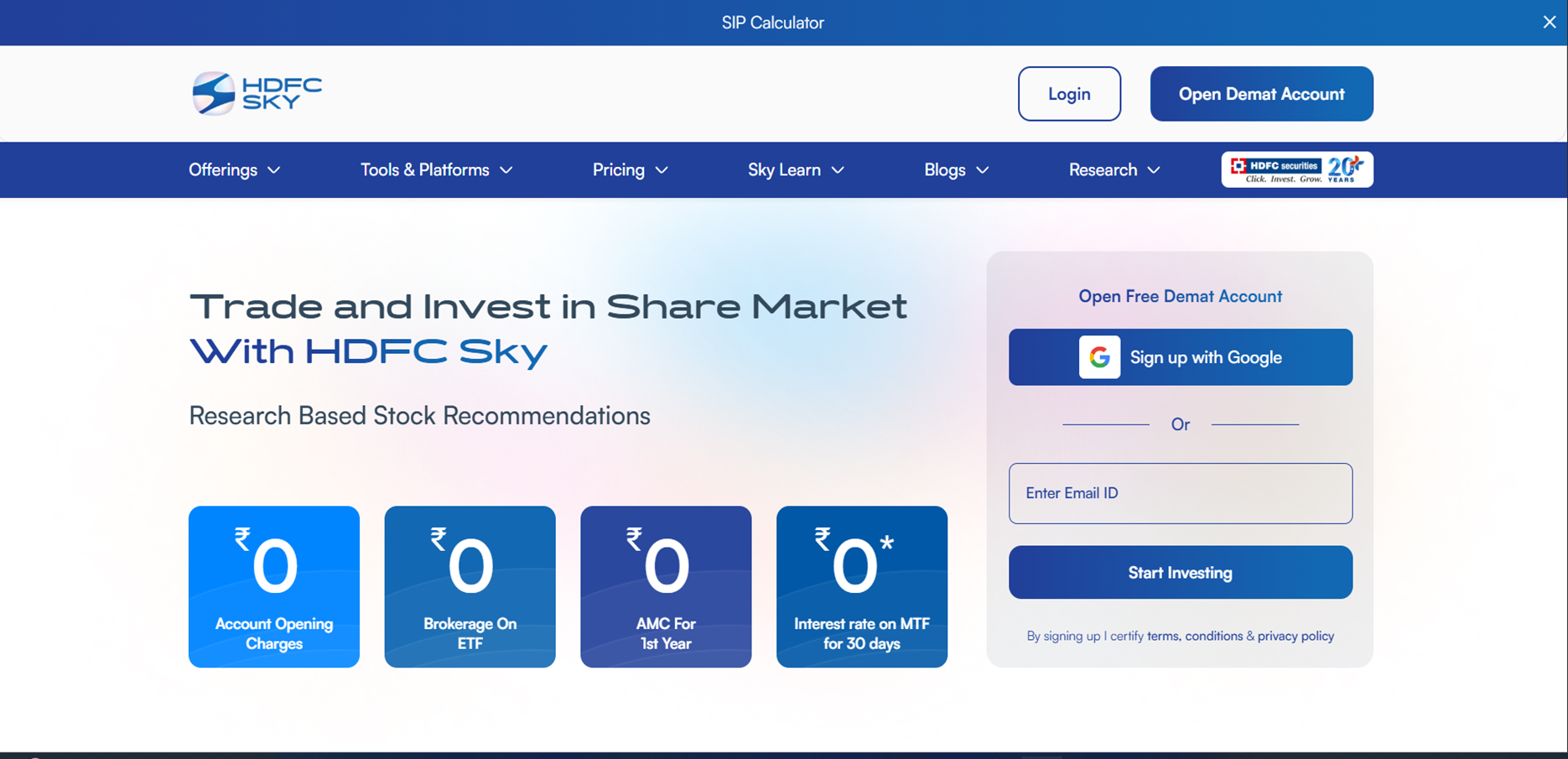 HDFC Sky