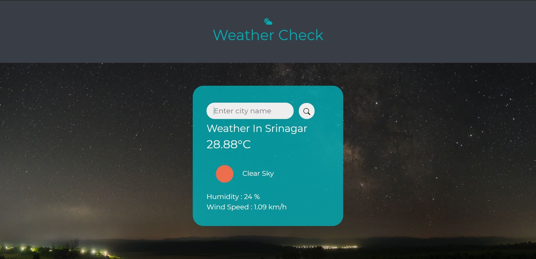 Weather App
